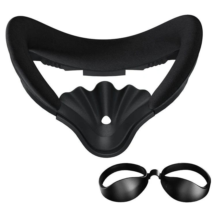 For Oculus Quest 2 Foam Replacement Widen 3D Facial Interface Bracket Pad Accessories Quest 2 Breathable Sweat Guard Fit Pack