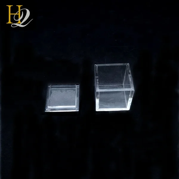 Wholesales Custom Clear Square Acrylic 5-sided Box Small Box with Lid