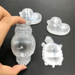 Wholesale Natural Clear Selenite Crystal Owl Duck Turtle Bowl For Home Decoration Gifts