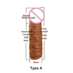 2022 Hot Selling Sex Toys Silicone Reusable Big Dildo Sexy Penis Sleeve Extender Enlargement Condoms for Men