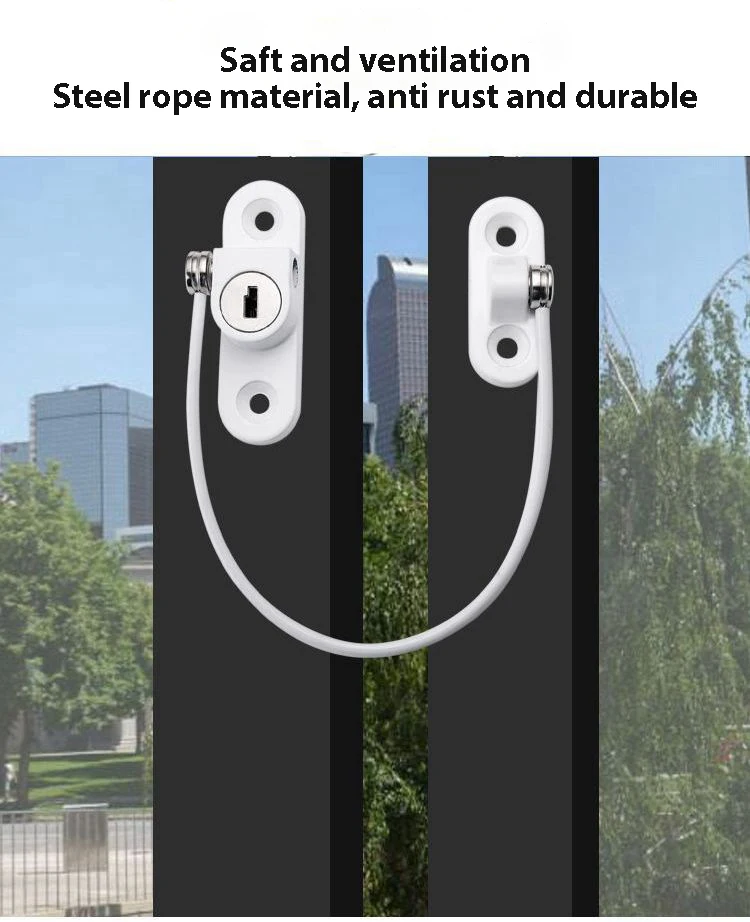 Заводская распродажа новый модернизированный оконный защитный кабель легко устанавливаемый стальной