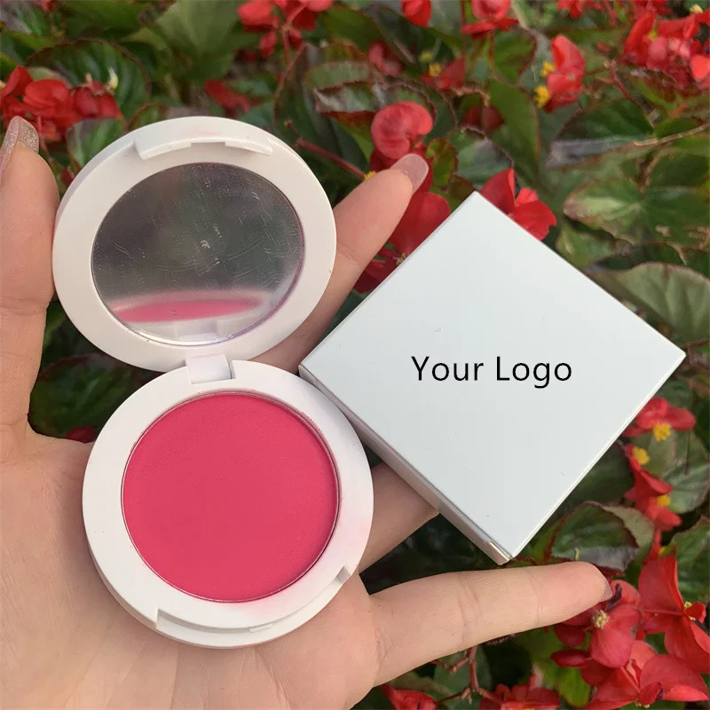 Best Quality Oem 12 Colors Wholesale Small Quantity No Logo Pigmented Waterproof Makeup Private Label Blush Powder