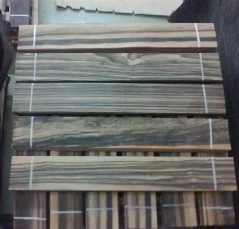 Natural Black Ebony Wood Flooring Size Veneer