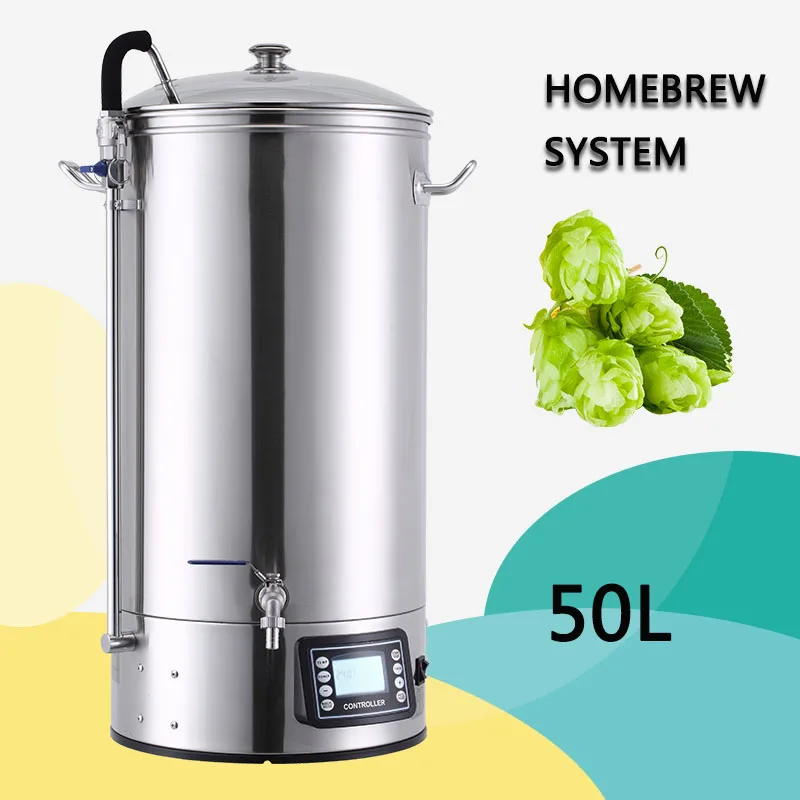 All in one beer brewing system beer brewery homebrew equipment  guten 50l beer brewing system
