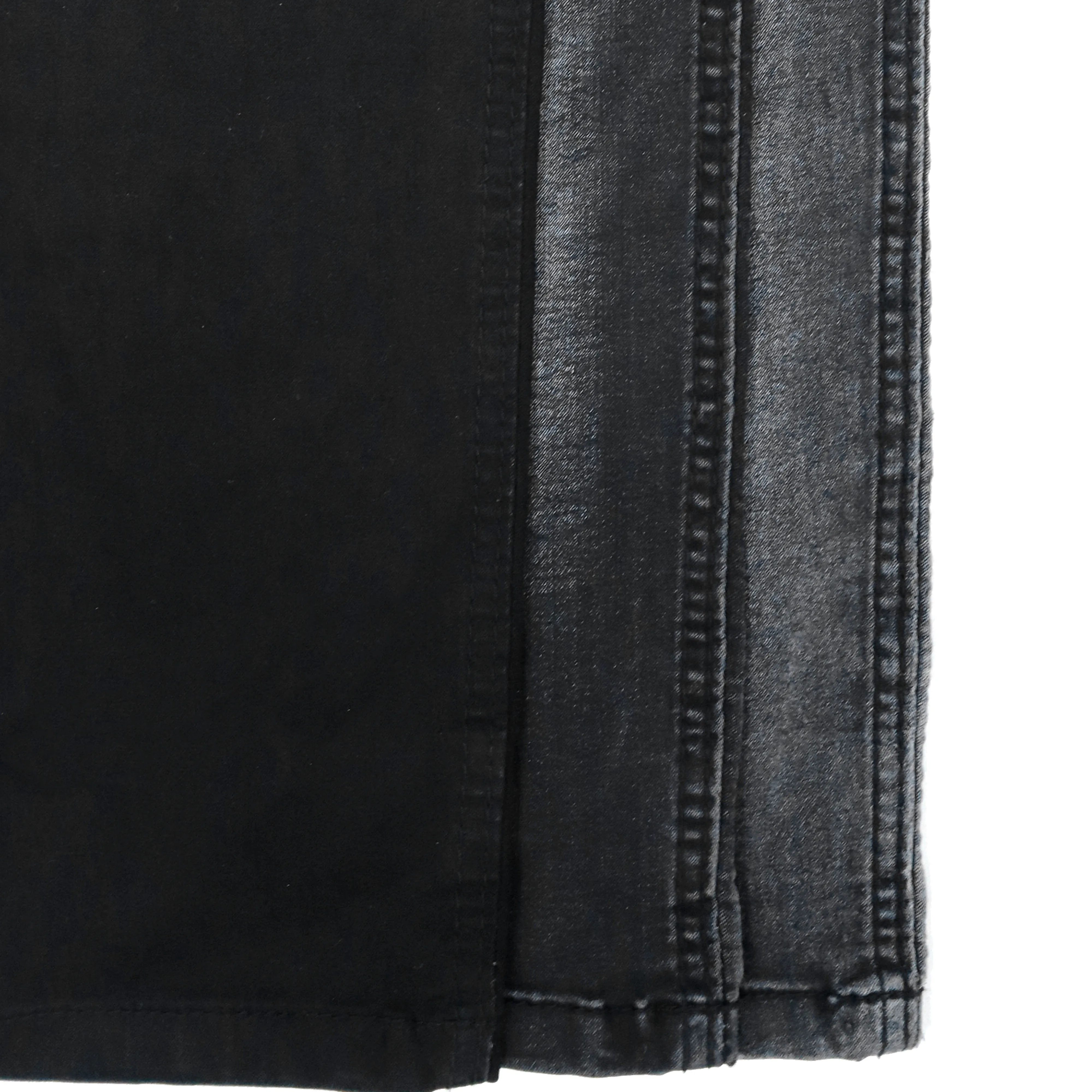 CF-89851 denim meter fabric denim twill hemp fabric patchwork print cotton polyester denim fabric wholesale