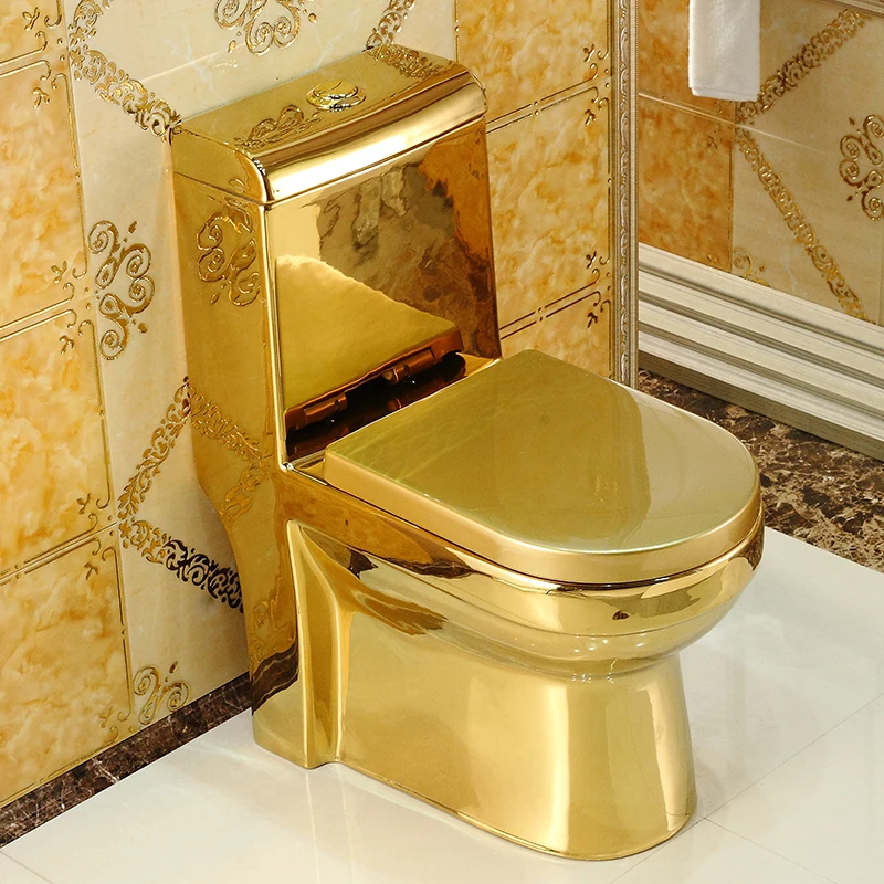 golden ceram gold color toiletrv toilets bidet hotel pumping toilet attachment