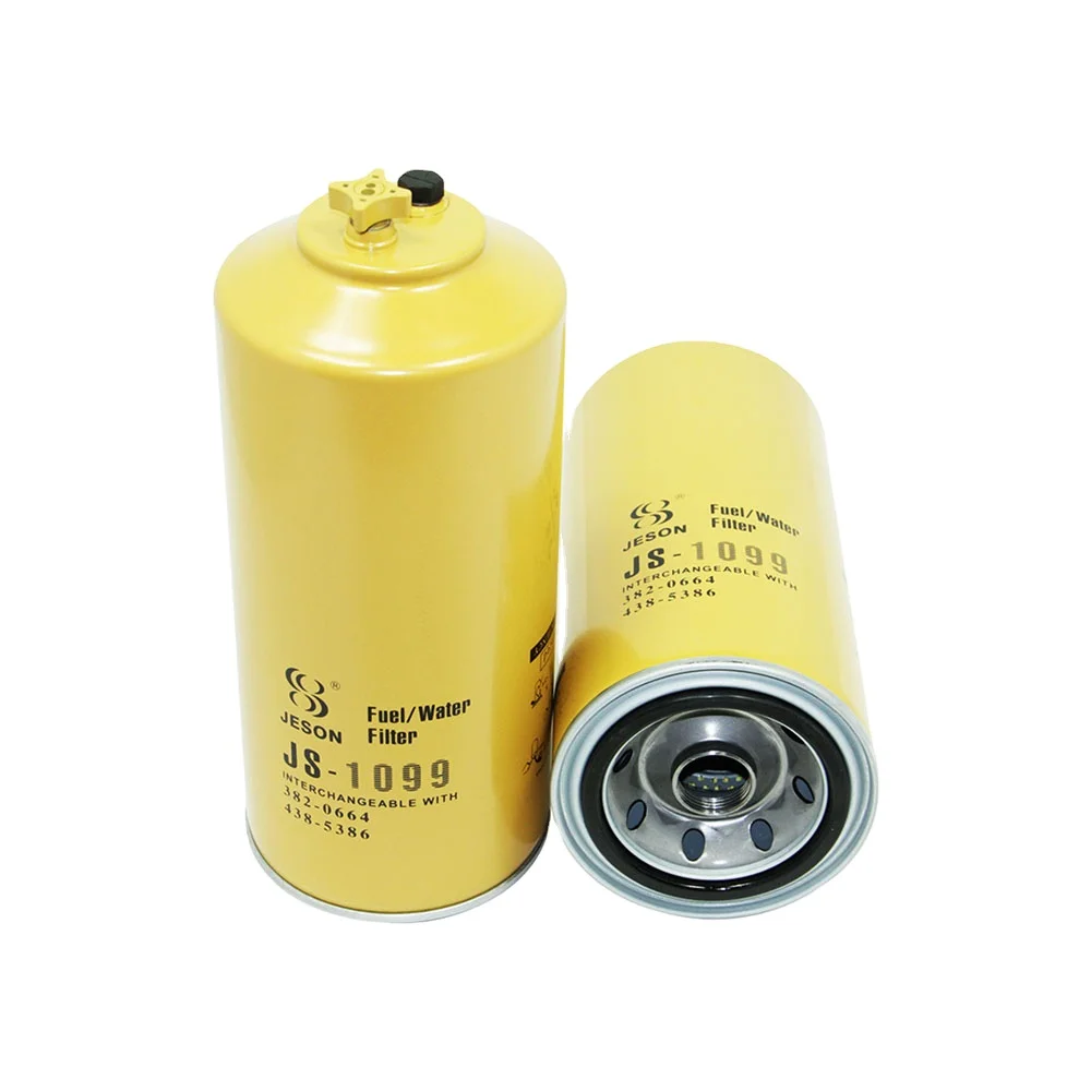 Excavator engine parts fuel filter water separator 382-0664 438-5386 SFC-55280