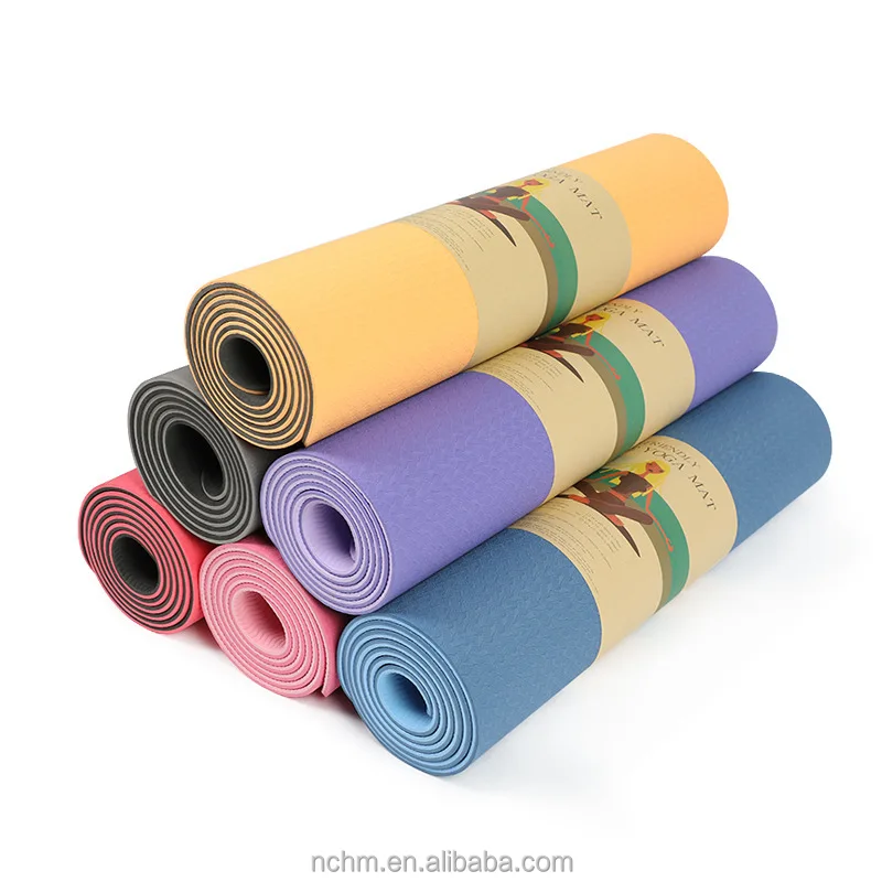 
high quality eco friendly custom tpe yoga mat 