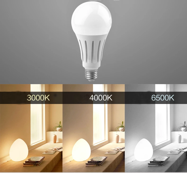 hot sale 16W/18W/22W led bulb die-casting aluminum housing A60/A70/A80 bulb led E27 lamp for project