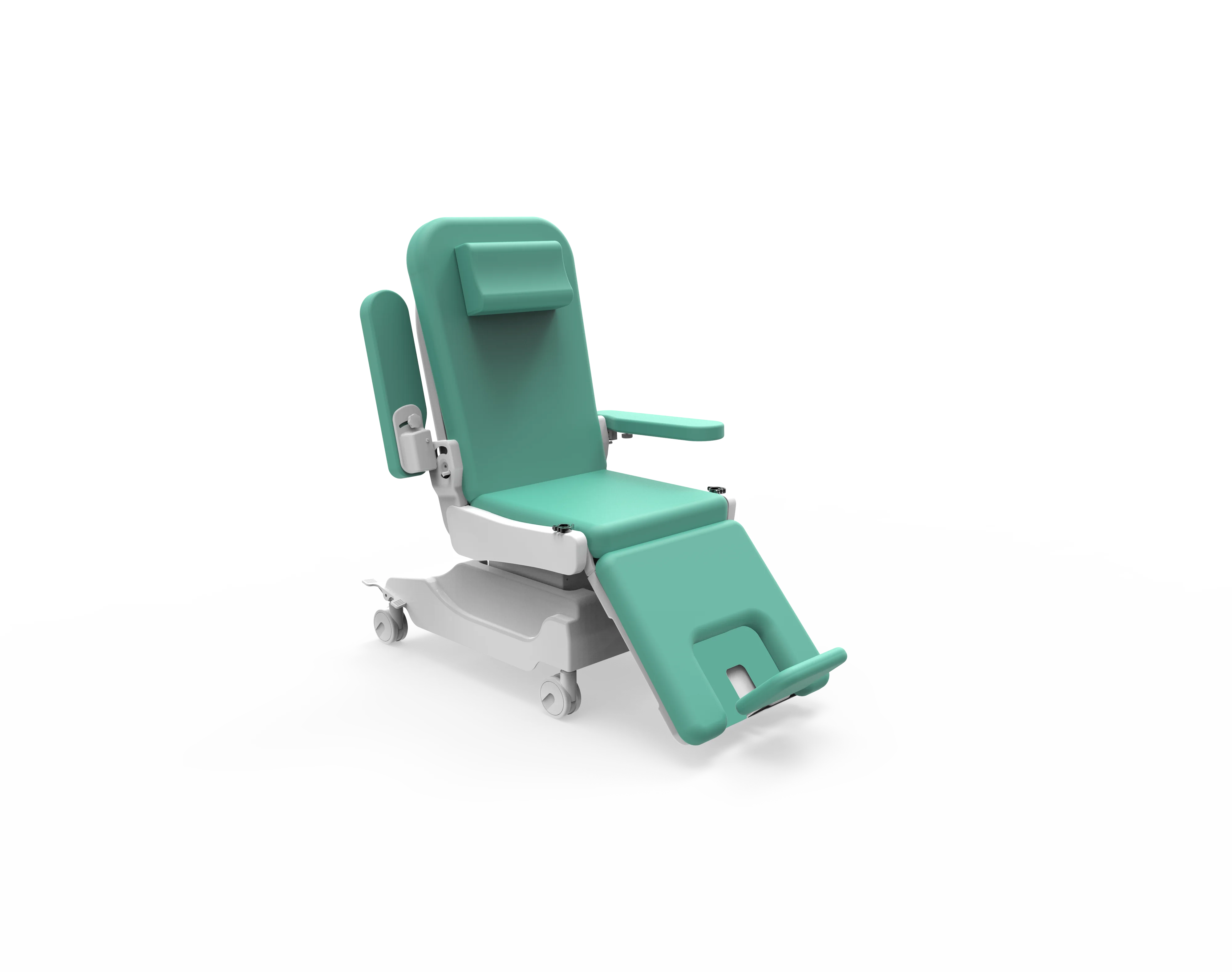 PY-YD-410 Height-adjustable Reclining Chemotherapy Hemodialysis Chair with Footrest