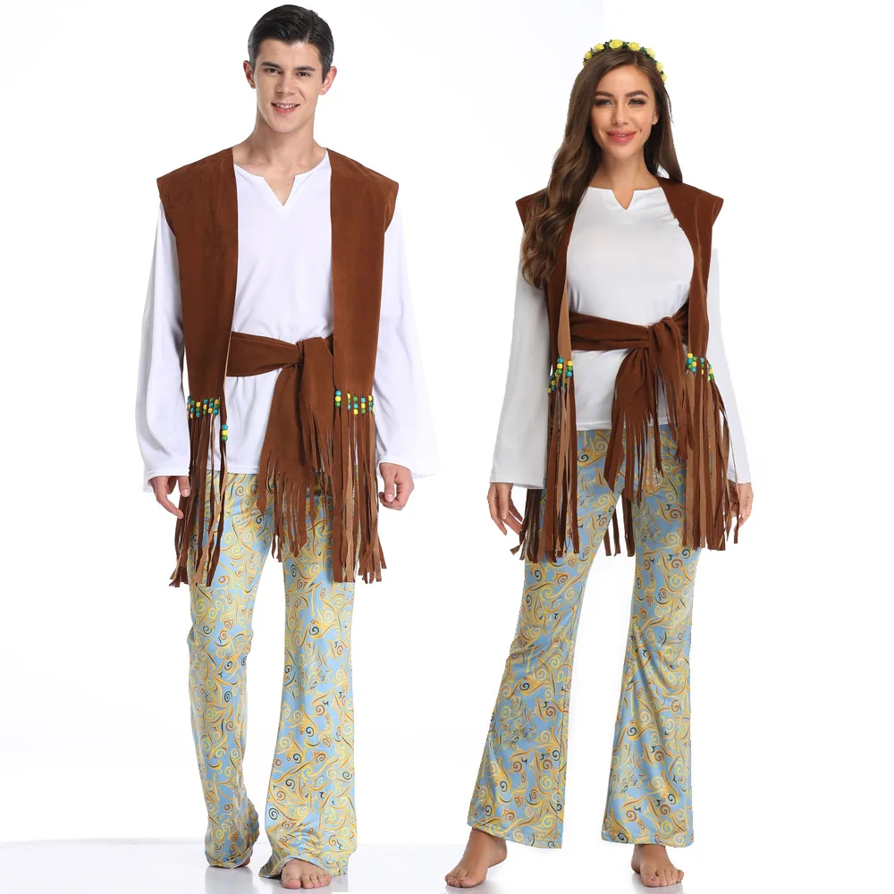 Halloween Costume women Native American stage costume Indian cosplay  performance costume