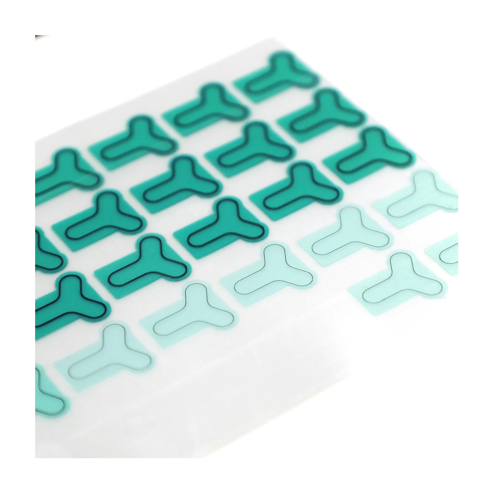 The green protective film with the function of spraying mask can resist high temperature to 150 and stick industrial products