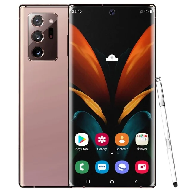 Смартфон Note20U +, 6,9 дюйма, 12 + 512 ГБ, две SIM-карты, 6800 мАч