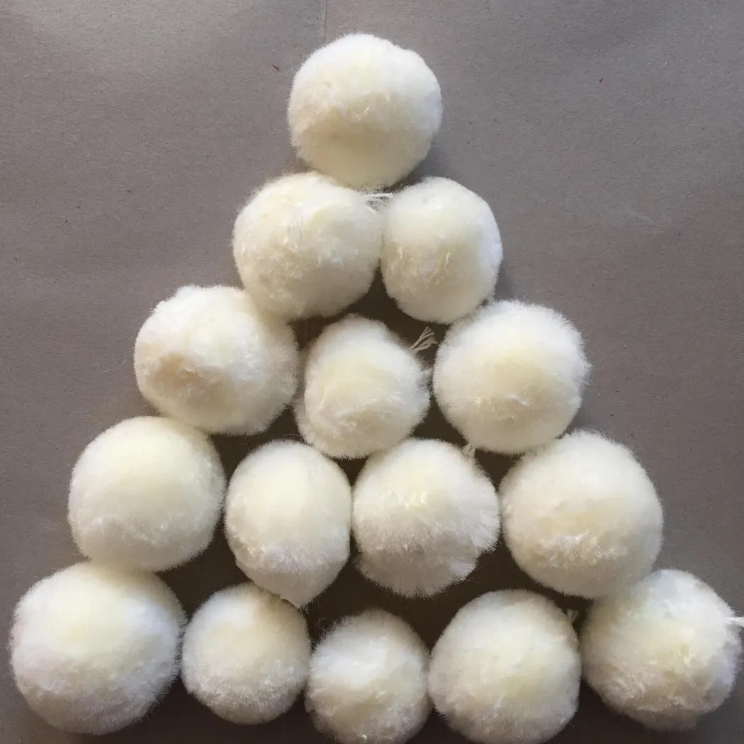 
Fiber ball for circulating water filtration 