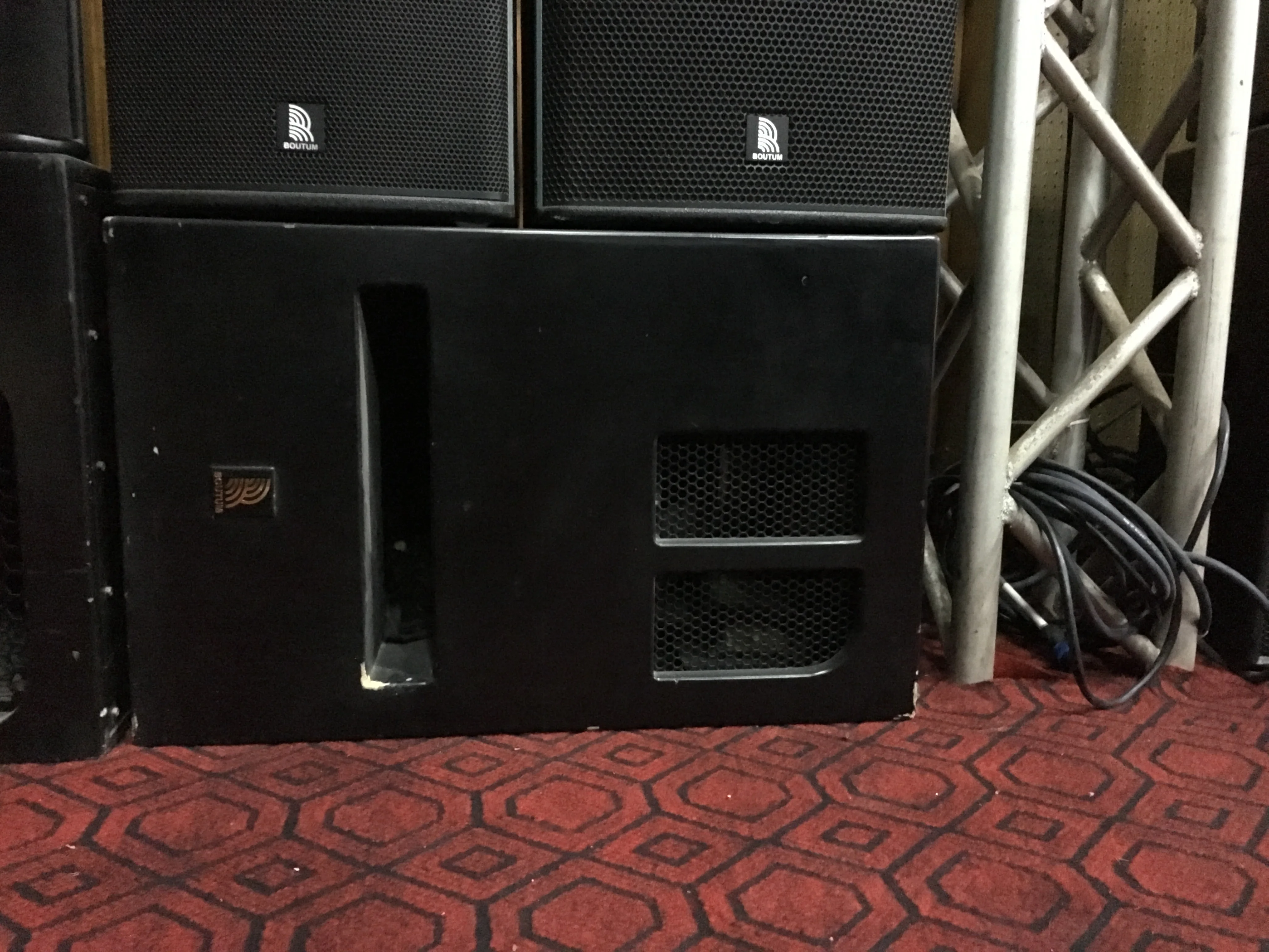 Boutum speakers professional 15 inch subwoofer box design