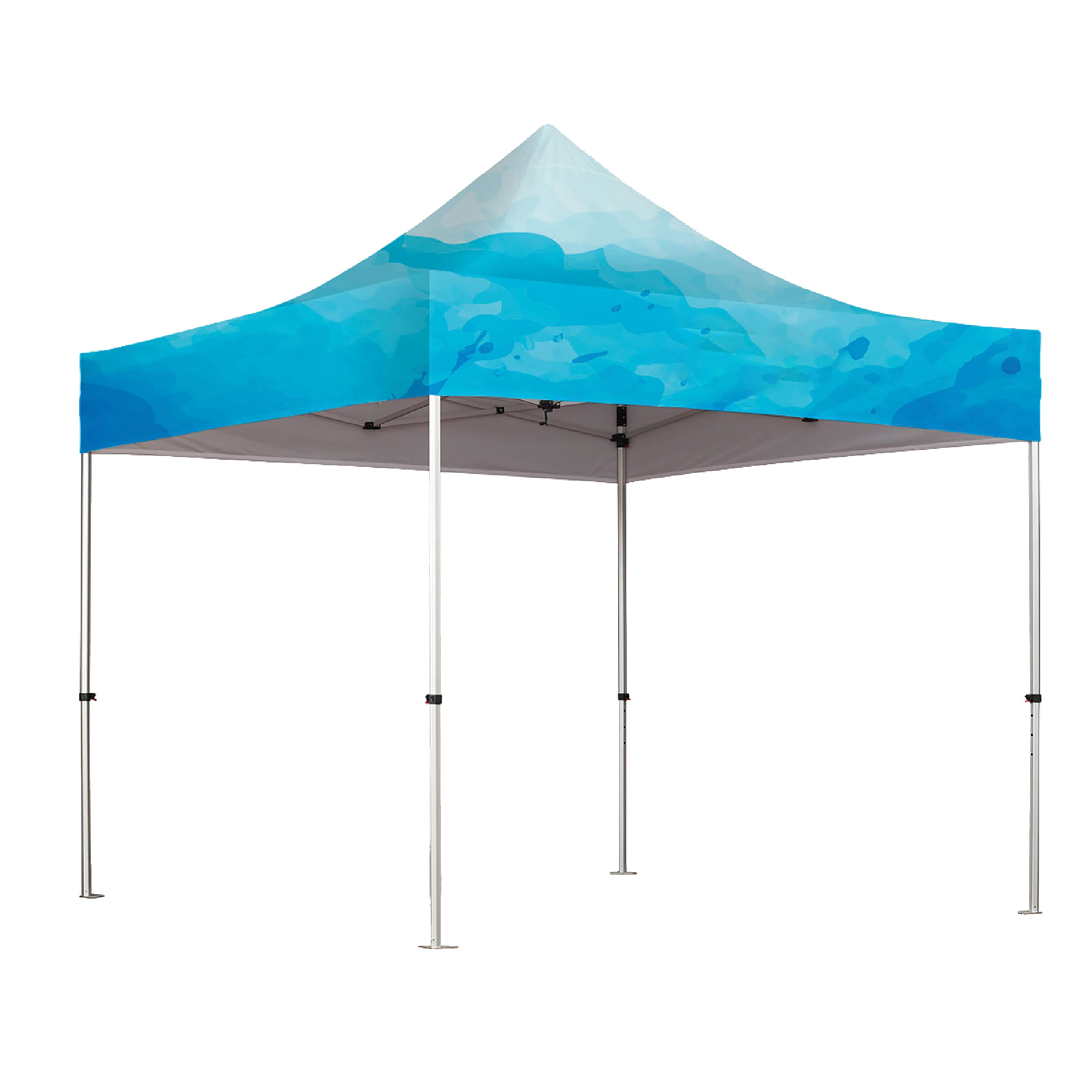 Full Custom Canvas Outdoor Instant Gazebo Tent Oxford Camping Beach Trade Show Canopy Tent