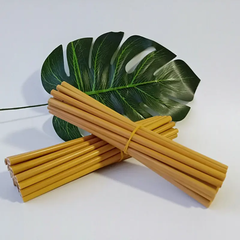 Hot Sale Custom Wholesale Straw With Bamboo Case Bamboo Straws Reusable With Best Quality Disposable