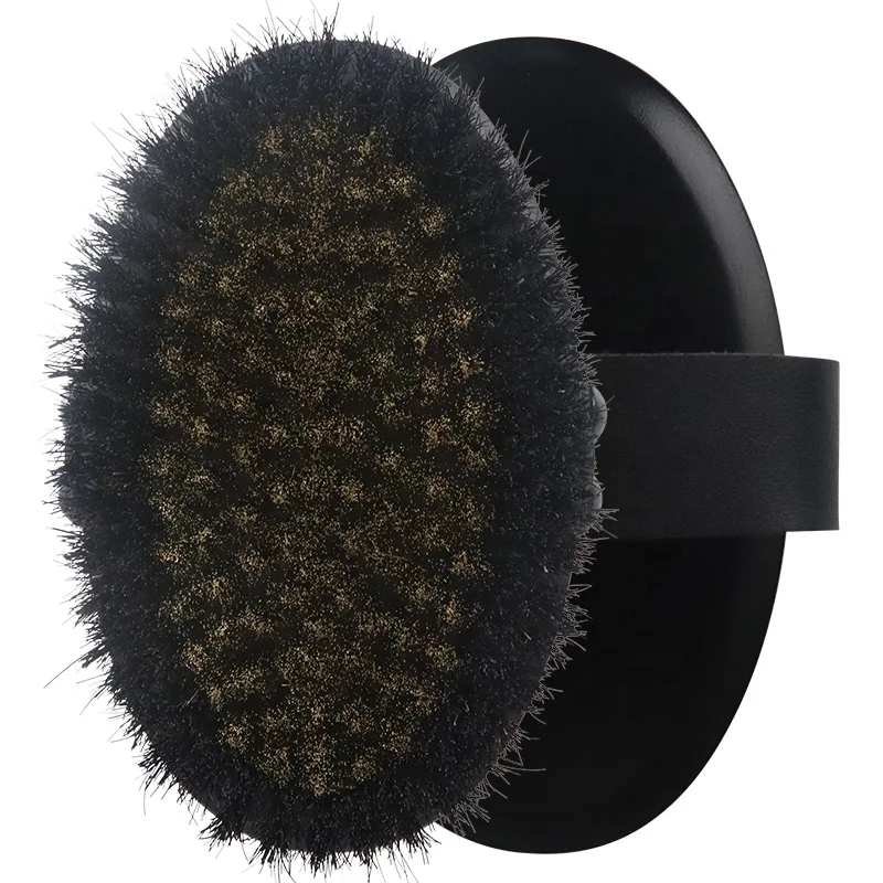 Hot selling dry skin back body cleaning two colors copper wire bath brush black wooden bath brush