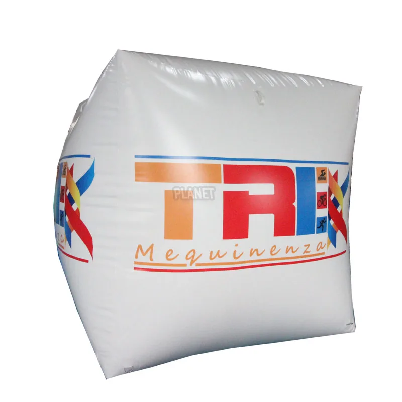 Wholesale Factory Advertising Inflatables Inflatable Square Buoy Race Marker Buoys Swim Float Inflatable Buoys For Sale