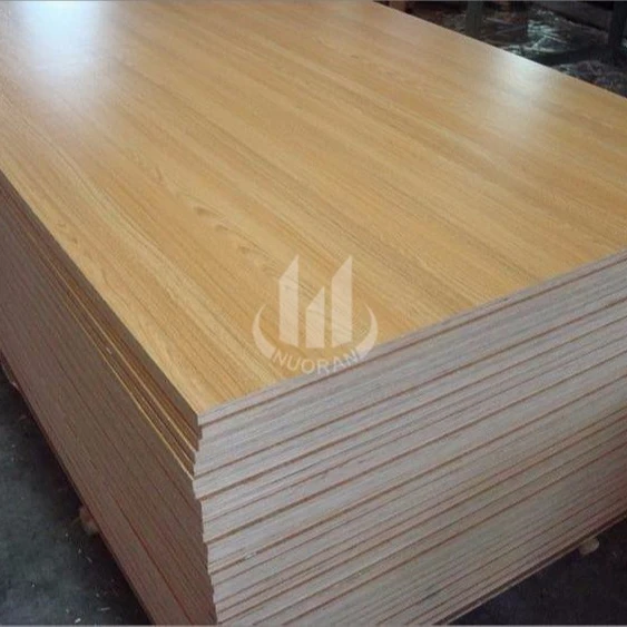 Light Weight  Durable Decorative Fireproof Waterproof  Melamine  MDF Board