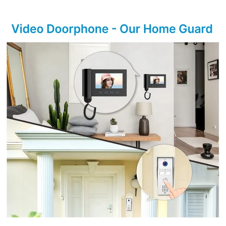 Smart waterproof hot selling video doorbell camera wired doorbell high quality video intercom video door phone