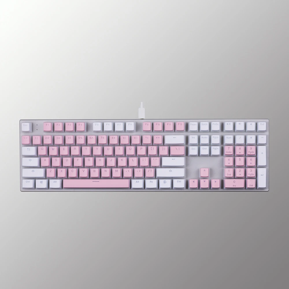 2021 New Design Mechanical Keyboard Gaming Musical with PBT Pudding Keycap