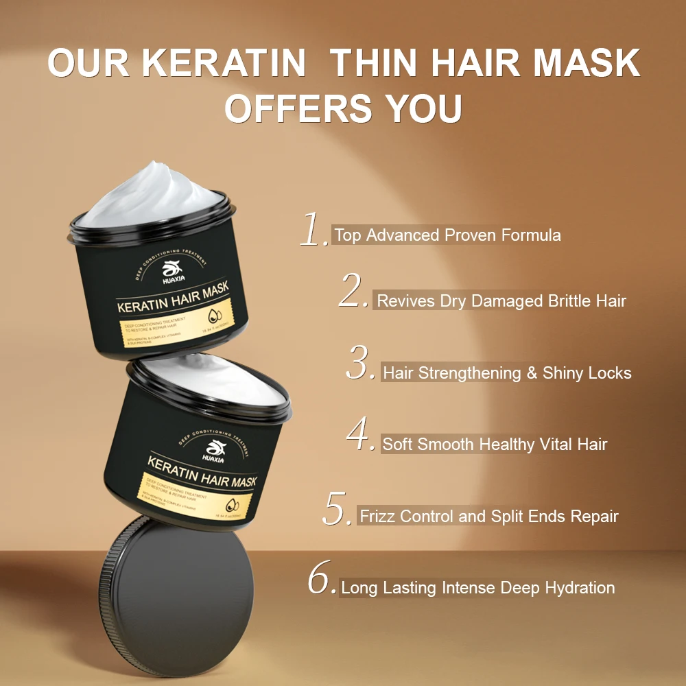 HuaXia Wholesale Price Private Label Stronger Hair Excellent Smoothing Hair Mask For Weak Hair