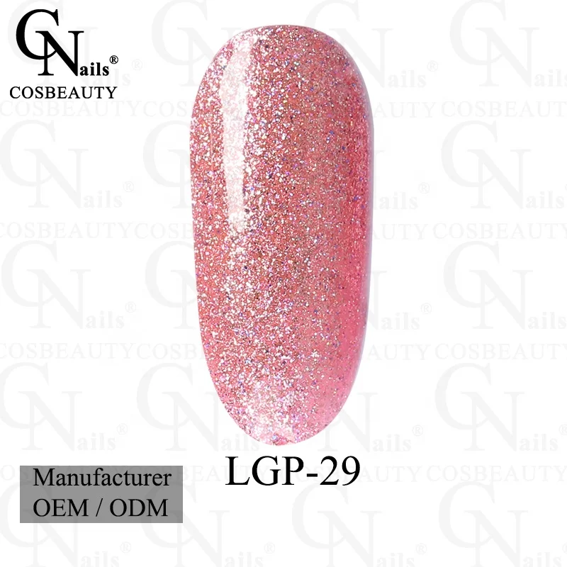Cos Beauty Private Label UV LED Gel Nail Polish Luxury Laser Platinum Gel professional nail art product resin gel polish