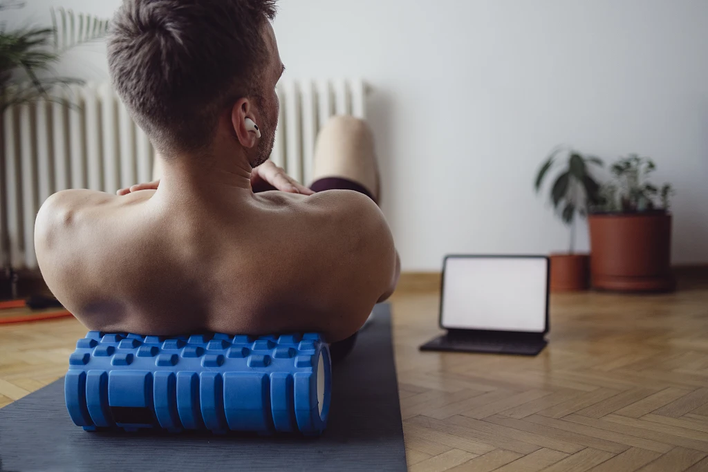 Yugland  Custom personalised Fitness Massage Yoga Wheel Roller EVA Foam Roller