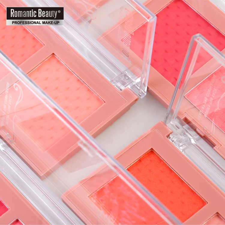 Romantic Beauty 3 Color Face Makeup Brand Blush Kit Custom Long Lasting Private Label Blusher