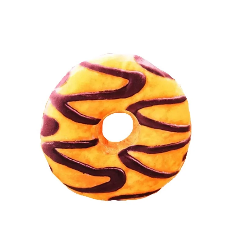 
Hot Sale Low Price Yellow Donut Seat Pillow Cushion For Kids Gift Home Sofa Decor 