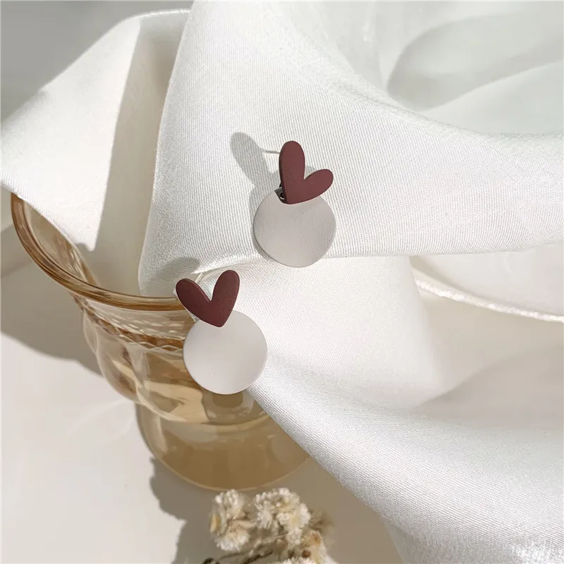 JuHu Fashion Retro Geometric Geometric Acrylic Pendant Earrings Jewelry Drop Earrings