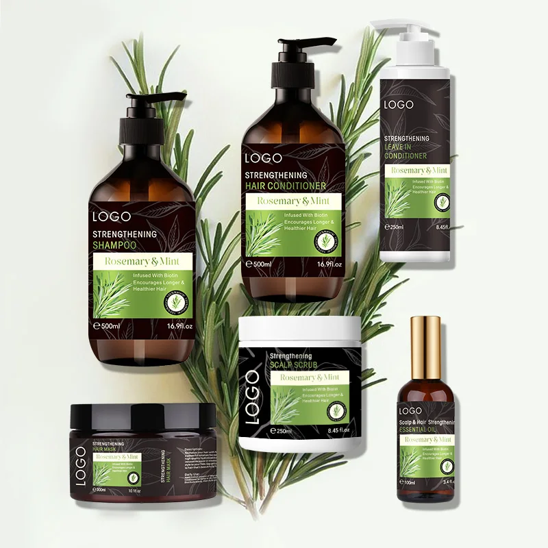 2024 Private Label Hair Product Rosemary Essential Oil for Hair Growth shampoos for hard water sulfate free
