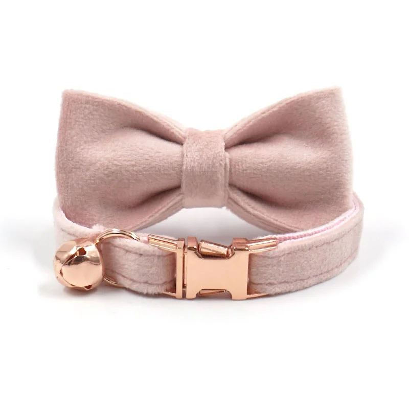 Best selling beauty products 2023 velvet custom cat collars classic colorful buckle for cat collar cozy handmade cat collar