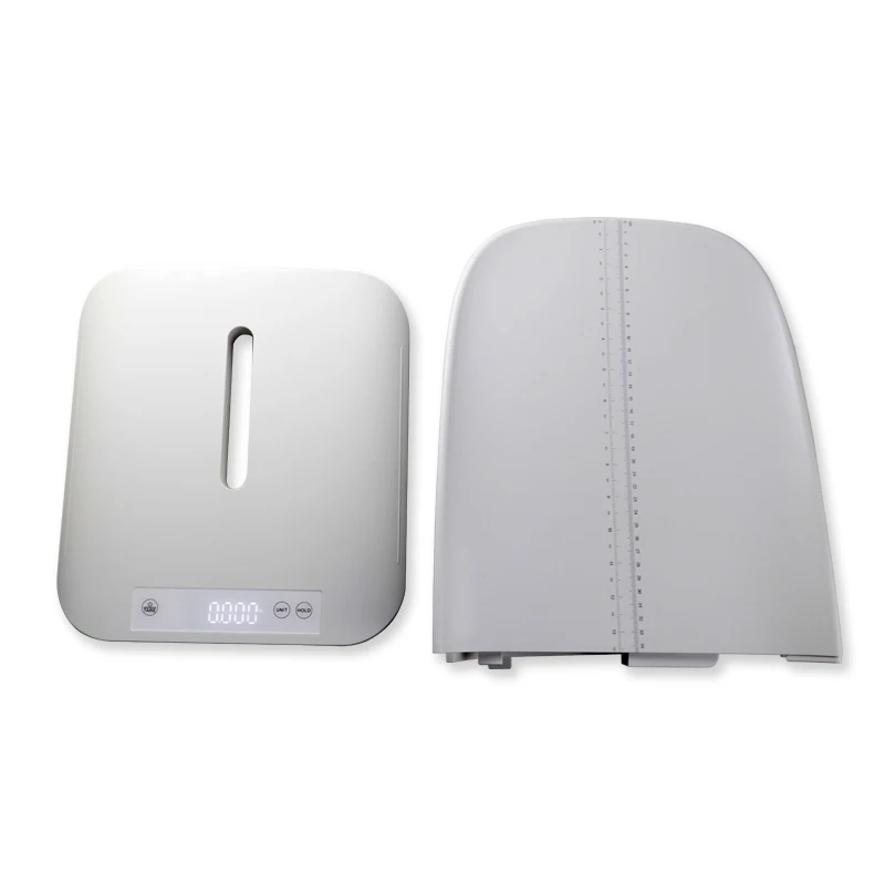 Electronic Infant Scale Detachable Platform 50kg ABS Plastic Height Measurement Digital Baby Scale