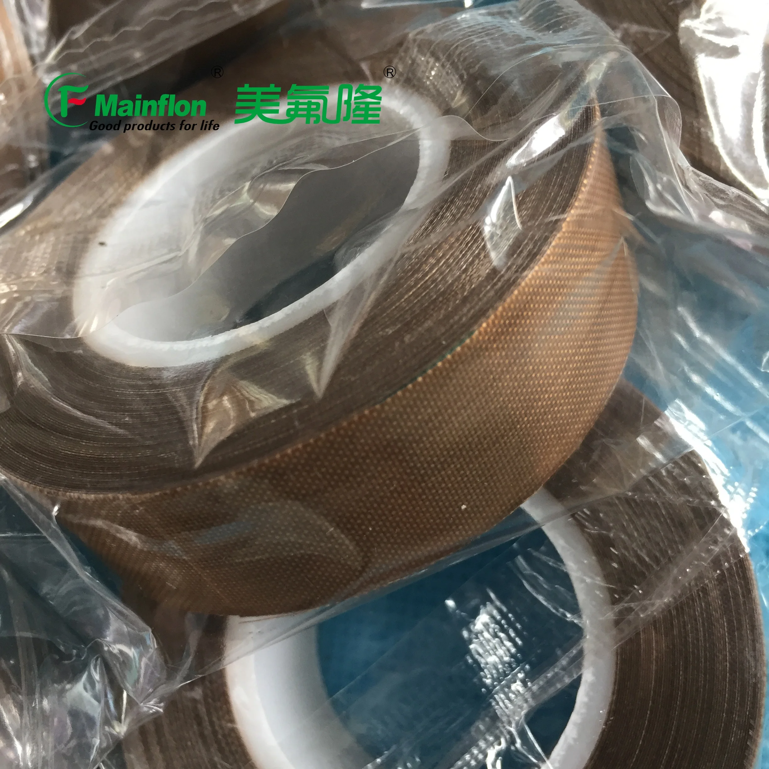 High Temperature Heat Resistant PTFE Coating Insulating Tape with silicone adhesive