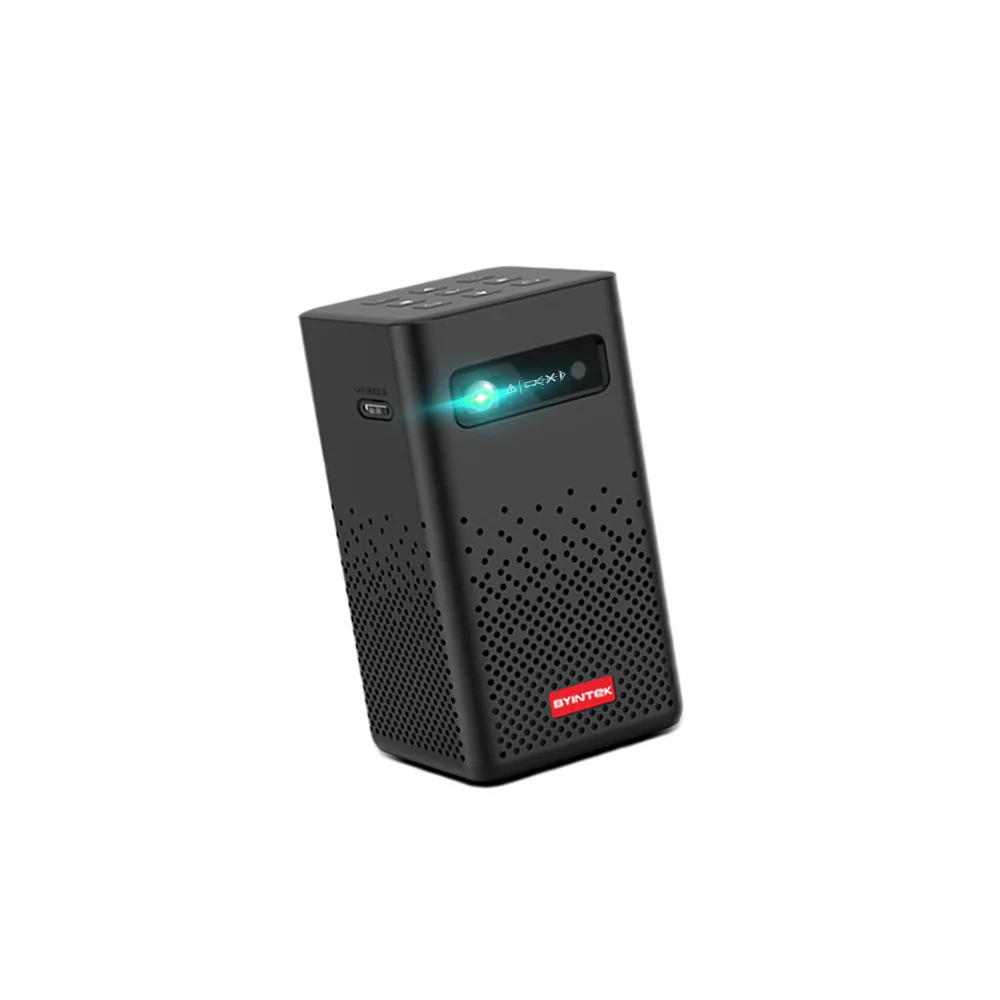 BYINTEK P20 Mini DLP Projector 4K Android 9.0 WiFi BT 1080P Support Portable Wireless Movie Video Home Theater System projector