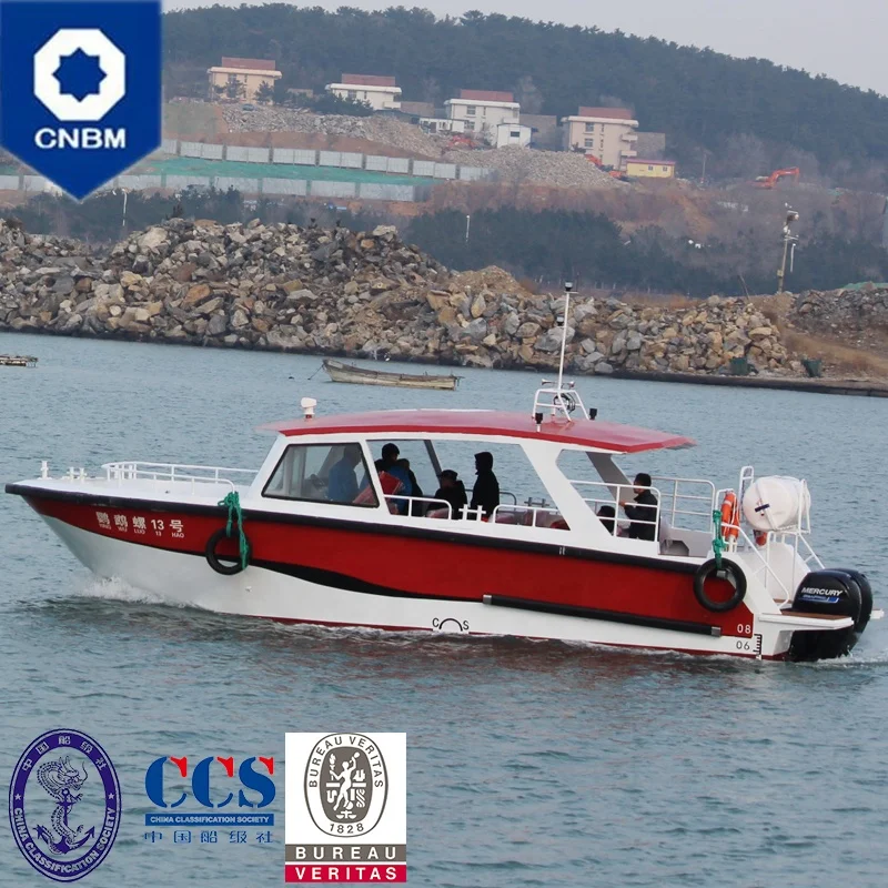 
36ft 20 Seats 30 Knots All Welded Deep V Hull Aluminum High Speed Water Taxi Cruise River Passenger Boats for Sale with Prices 