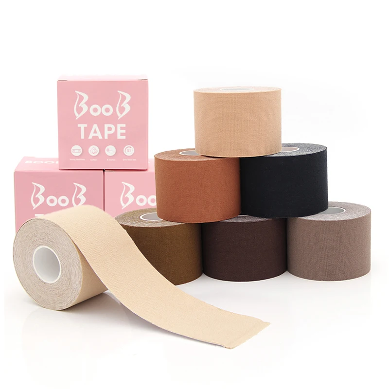 OEM Women push up Boob Tape For Large Size Breathable Breast Lift Boob Tape 5cm