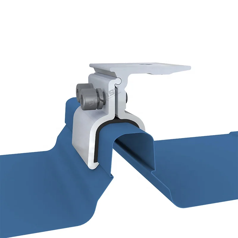 SOEASY klip lock aluminum panel mount standing clip lock roof solar rack clamp