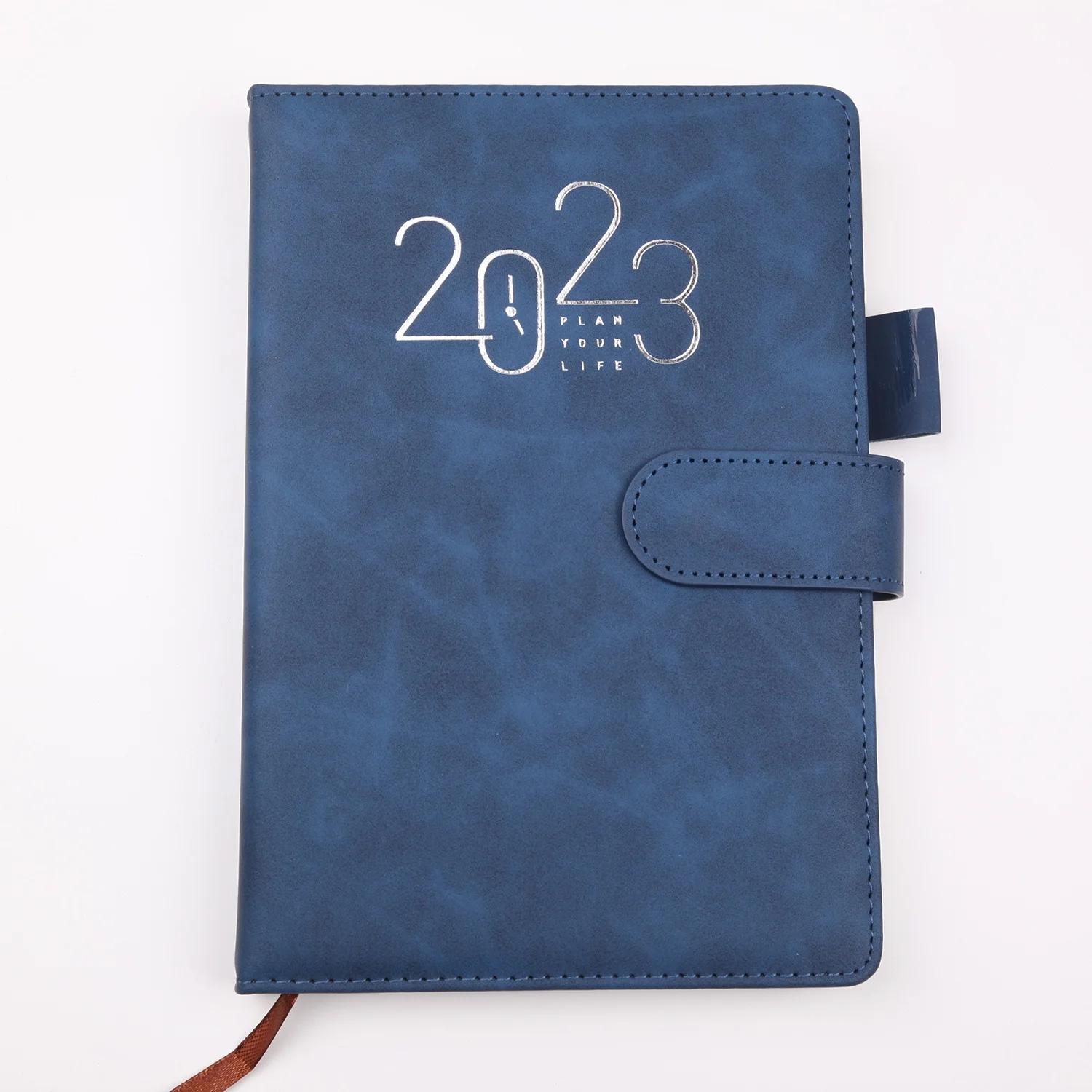 2023 new design diary with pen holder and buckle day a page Custom inner Page Design