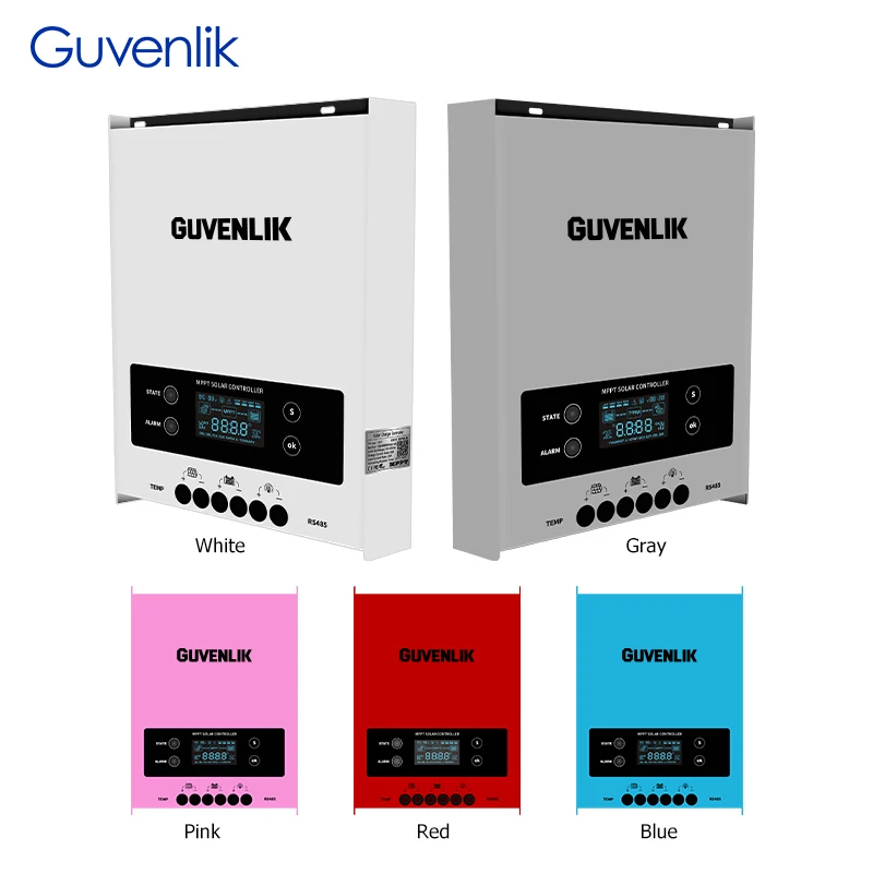 Guvenlik di carica 48V WiFi APP 4G Built In Batter 200VDC PV Solar Panel System LFP 60A IP65 MPPT Charge Controller