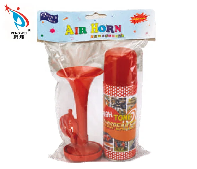 sports noise making air horn football fans cheer plastic portable hand pump air horn