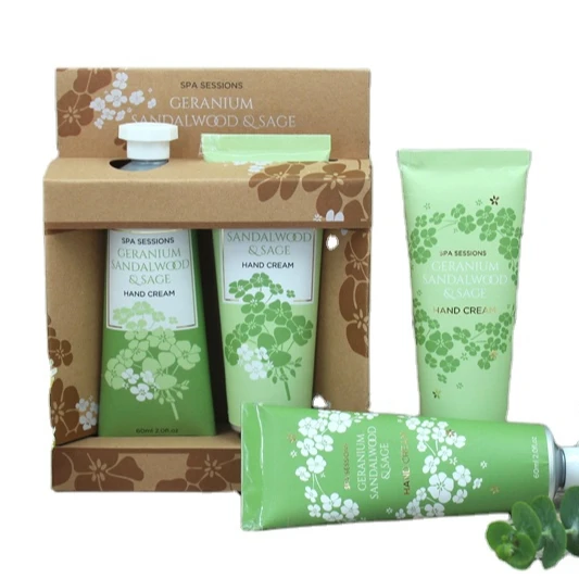 Hot selling OEM/ODM Wholesale private label paraben and mineral oil free hand nail cream care set