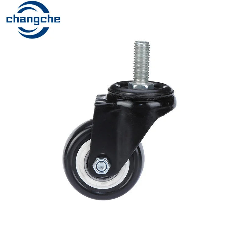4 Inch Industrial Silent Tpr Caster Heavy Duty Black Caster