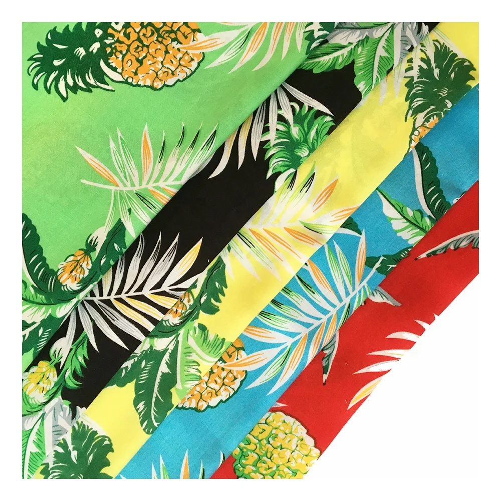 Custom kain rayon viscose challis fabric printed 100% rayon fabric digital printing for dress
