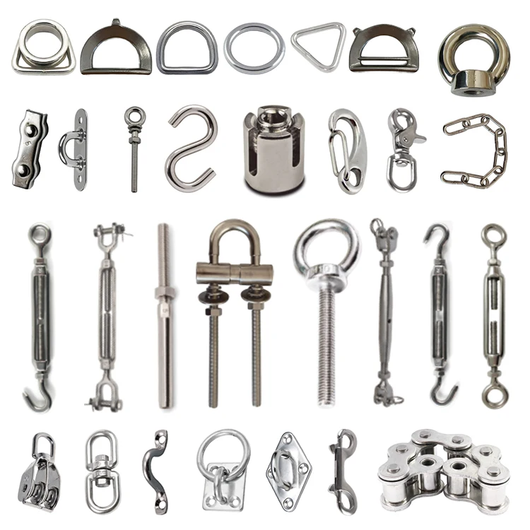 Heavy duty stainless steel s shaped hooks triangle hanger snap carabiner 50mm 6 inch 150mm s hook