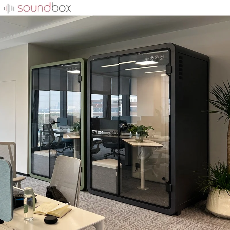 Work office booth office furniture meeting pod soundproof meeting room movable phone call sofa booths