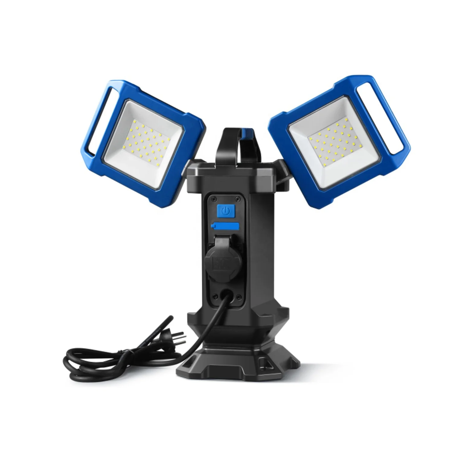 Мощное освещение в помещении и на открытом воздухе, 3600 люмен, питание от переменного тока, светодиодный рабочий свет с выходной функцией