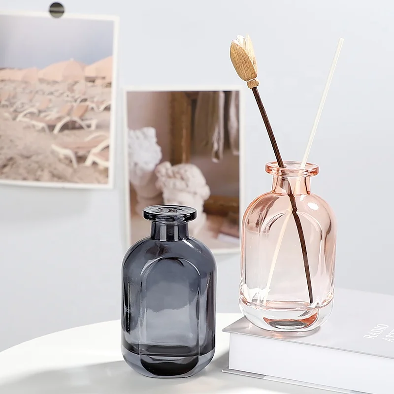 home diffuser large glass bottle  reed diffuser bottle with stopper 100 ml